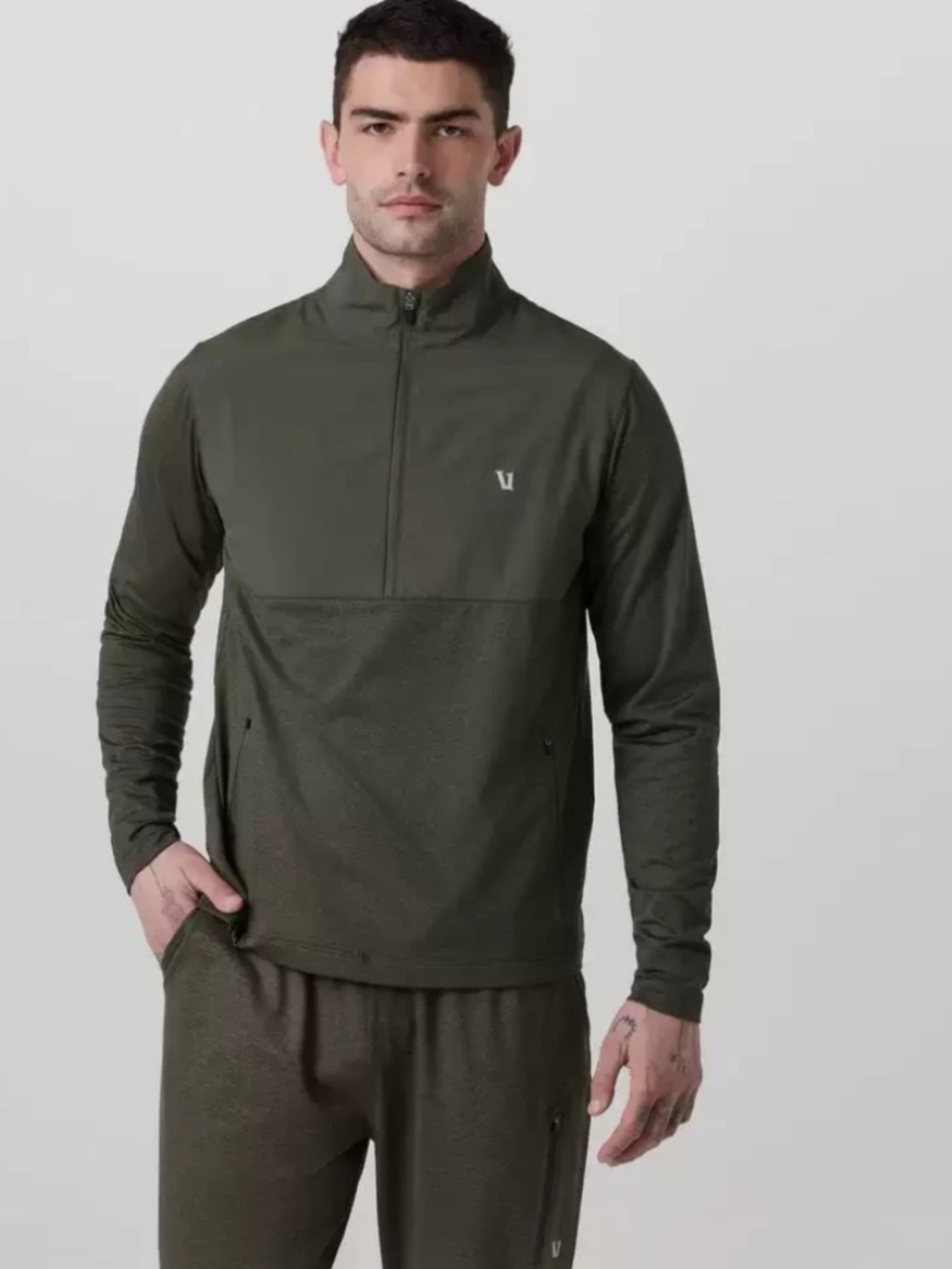 Vuori Men's Sunday Element Half Zip Pullover Size S